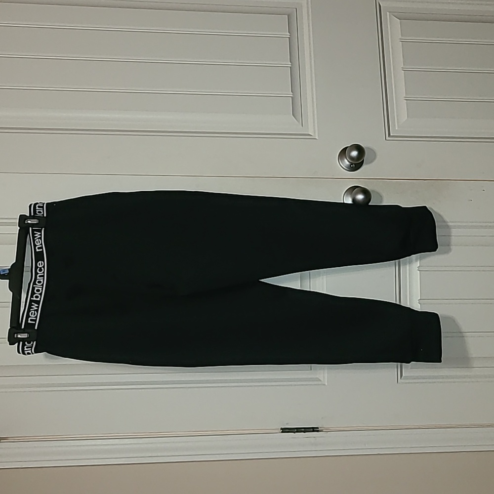 New Balance,medium black polyester joggers women